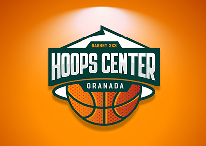 diseño de logotipo para centro de baloncesto 3x3 en Granada