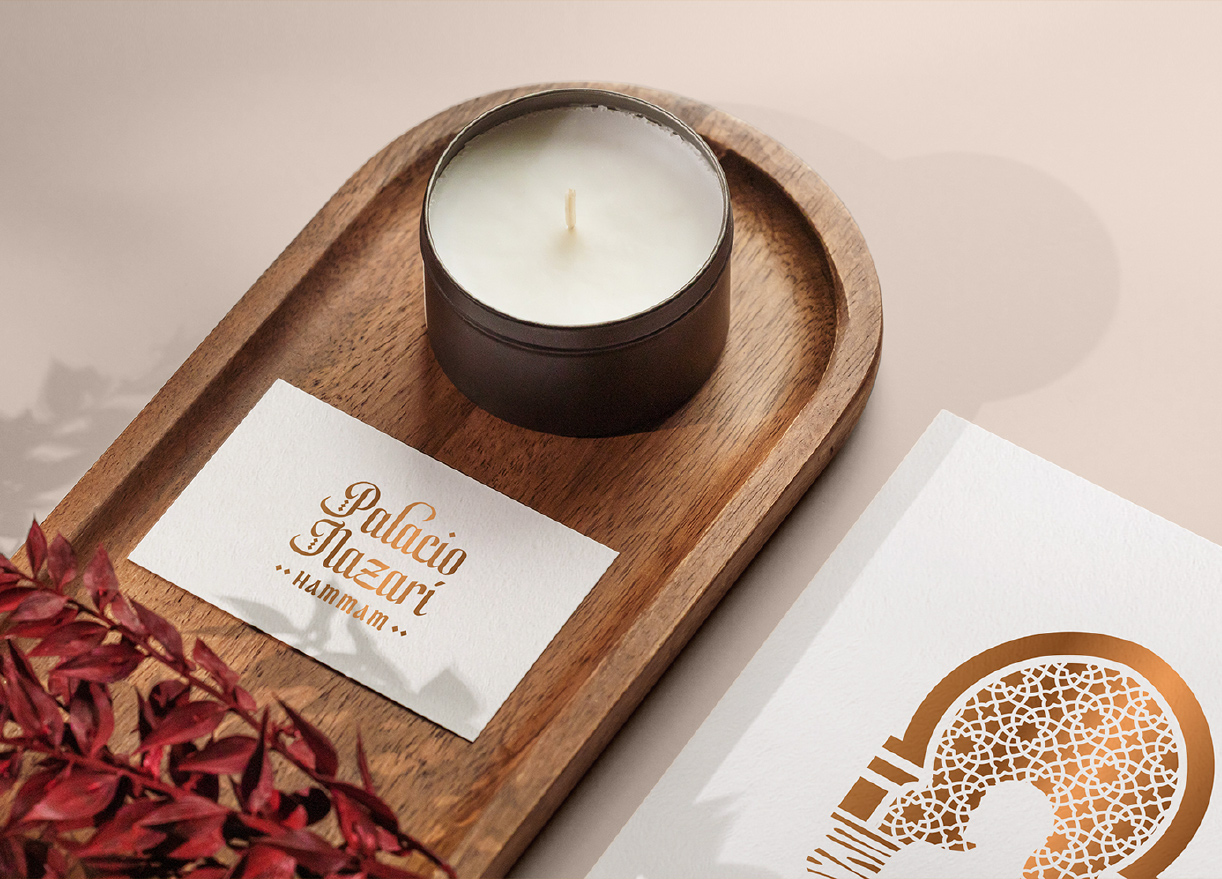 diseño logotipo baños arabes en Granada